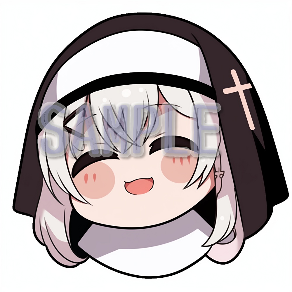 【支援者用】シスターアイコン集【全15枚】【AI生成】