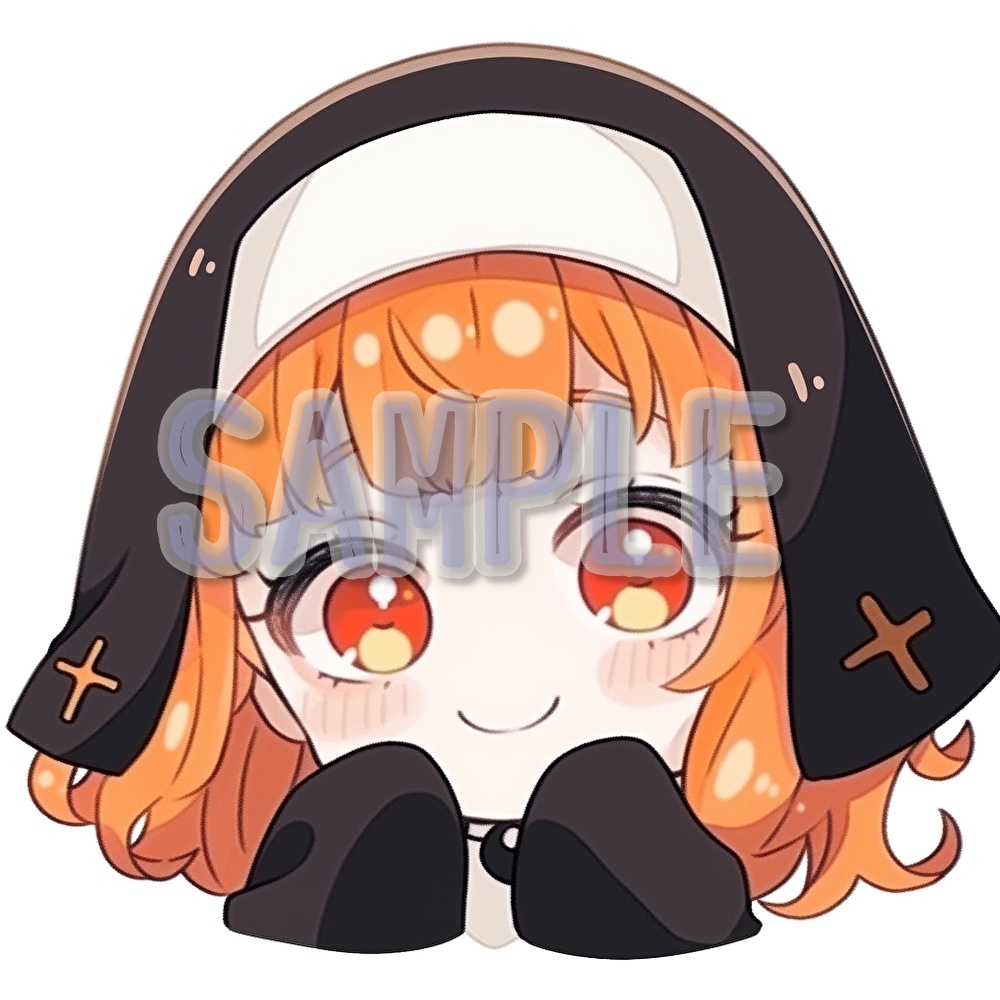 【支援者用】シスターアイコン集【全15枚】【AI生成】