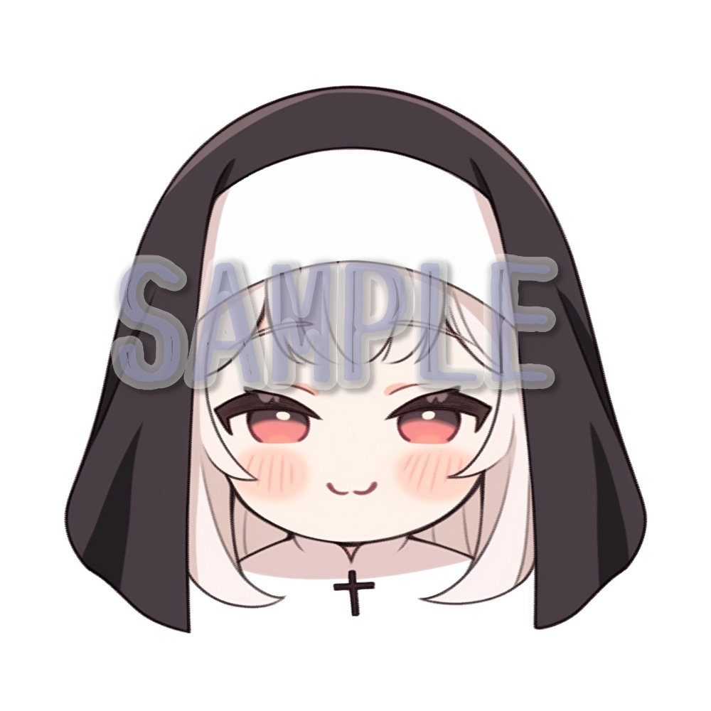 【支援者用】シスターアイコン集【全15枚】【AI生成】