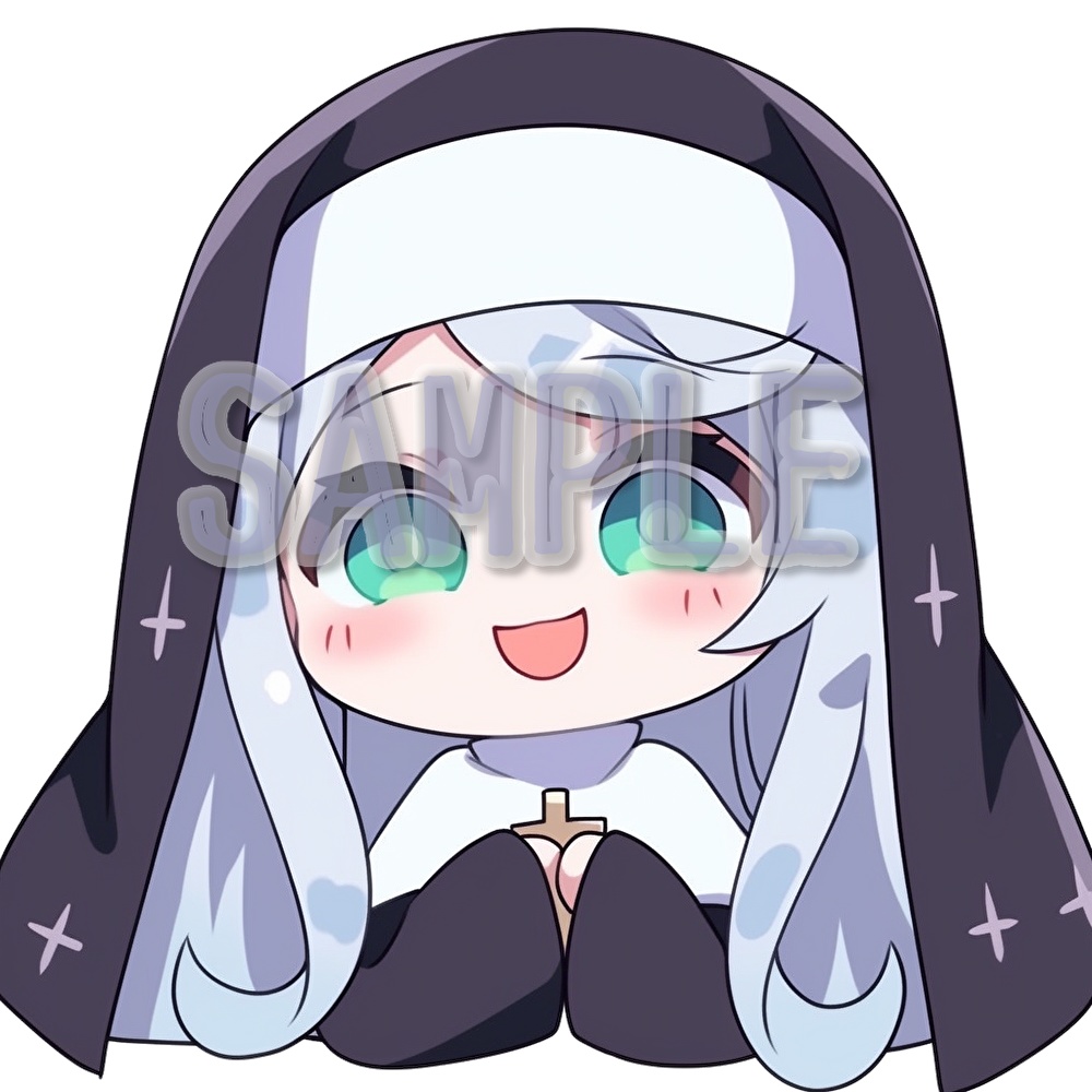 【支援者用】シスターアイコン集【全15枚】【AI生成】