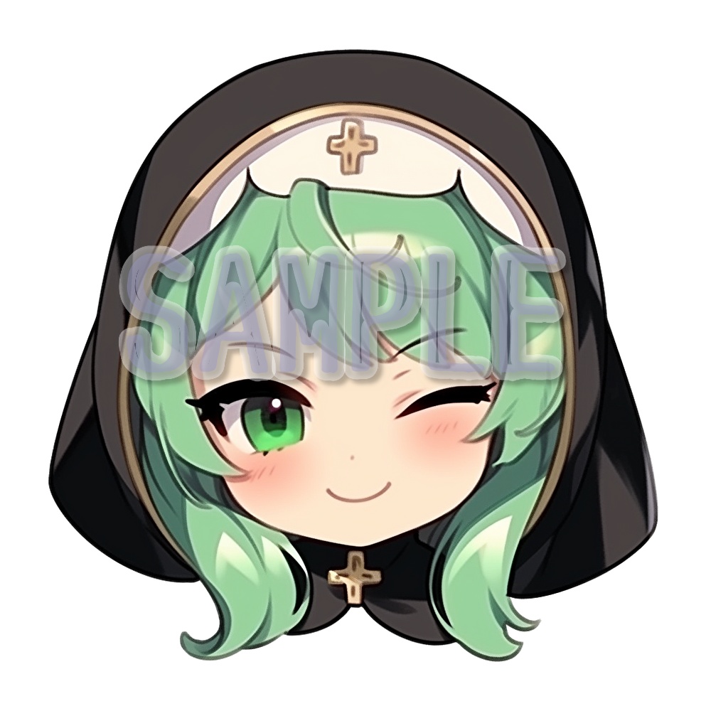 【支援者用】シスターアイコン集【全15枚】【AI生成】