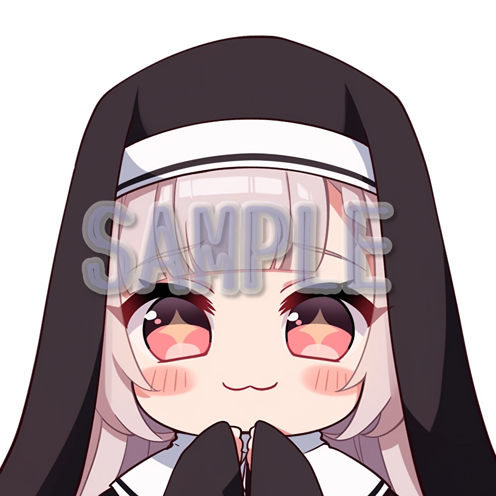 【支援者用】シスターアイコン集【全15枚】【AI生成】