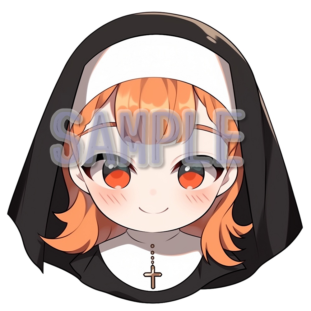 【支援者用】シスターアイコン集【全15枚】【AI生成】