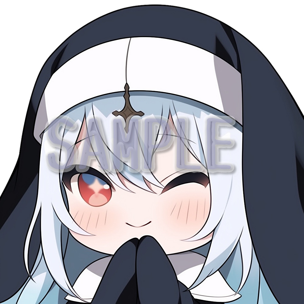 【支援者用】シスターアイコン集【全15枚】【AI生成】