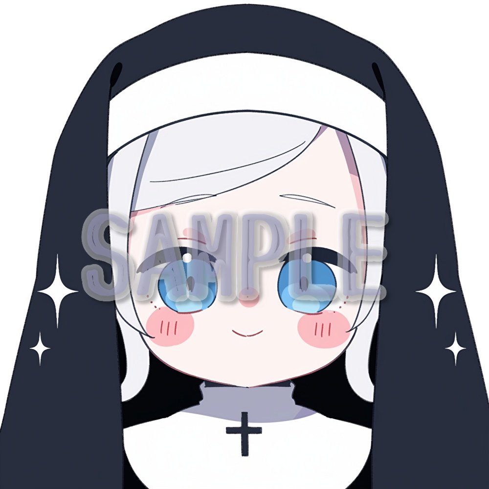 【支援者用】シスターアイコン集【全15枚】【AI生成】