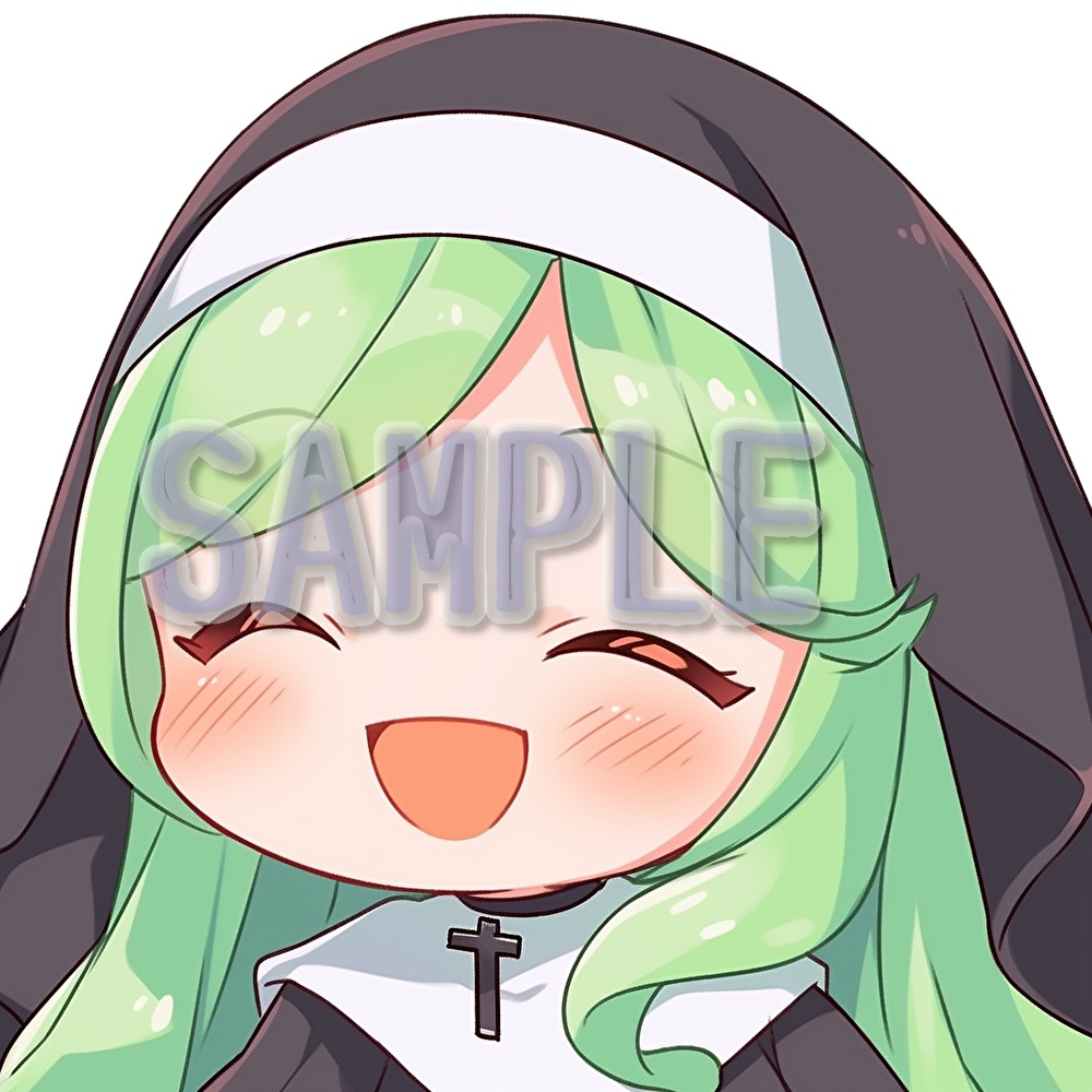 【支援者用】シスターアイコン集【全15枚】【AI生成】