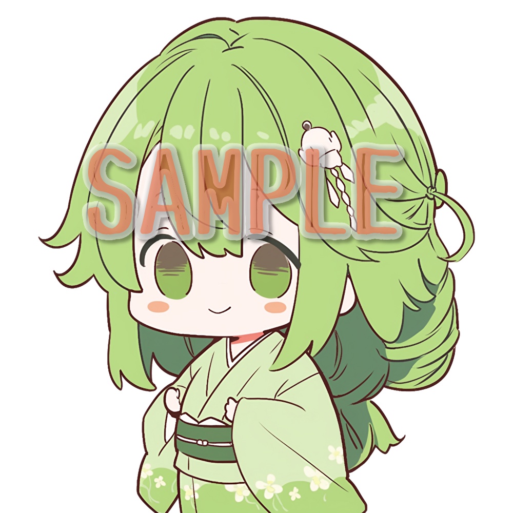 【支援者用】着物少女アイコン集【全18枚】【AI生成】