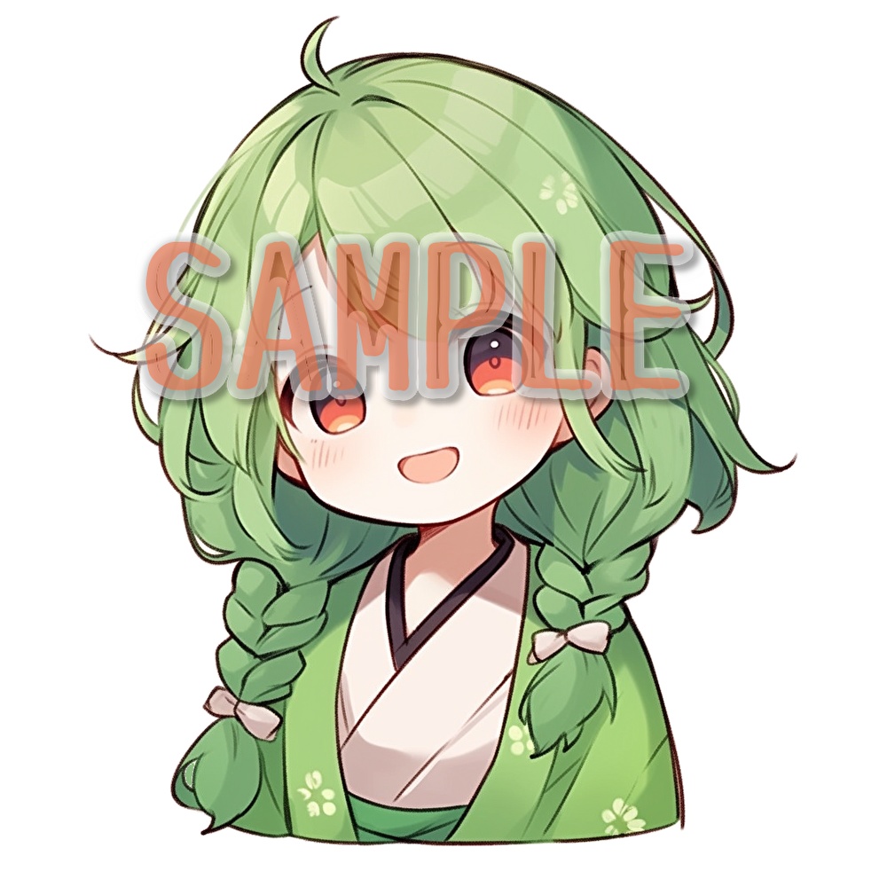 【支援者用】着物少女アイコン集【全18枚】【AI生成】