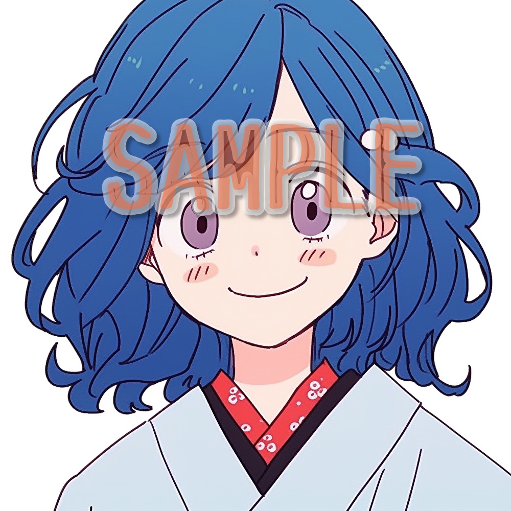 【支援者用】着物少女アイコン集【全18枚】【AI生成】