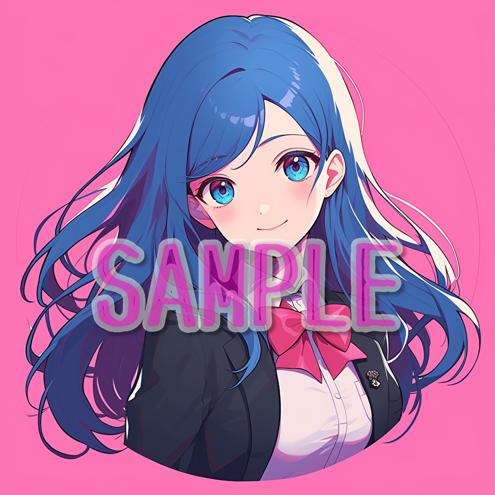 【支援者用】女子学生アイコン集【全20枚】【AI生成】