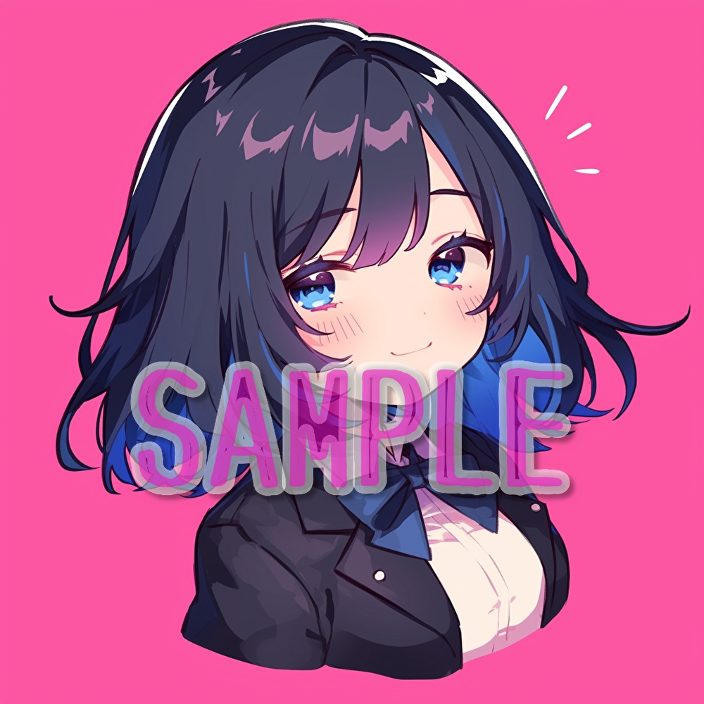 【支援者用】女子学生アイコン集【全20枚】【AI生成】