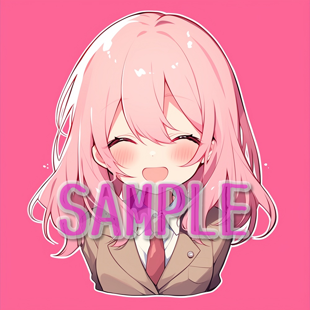 【支援者用】女子学生アイコン集【全20枚】【AI生成】