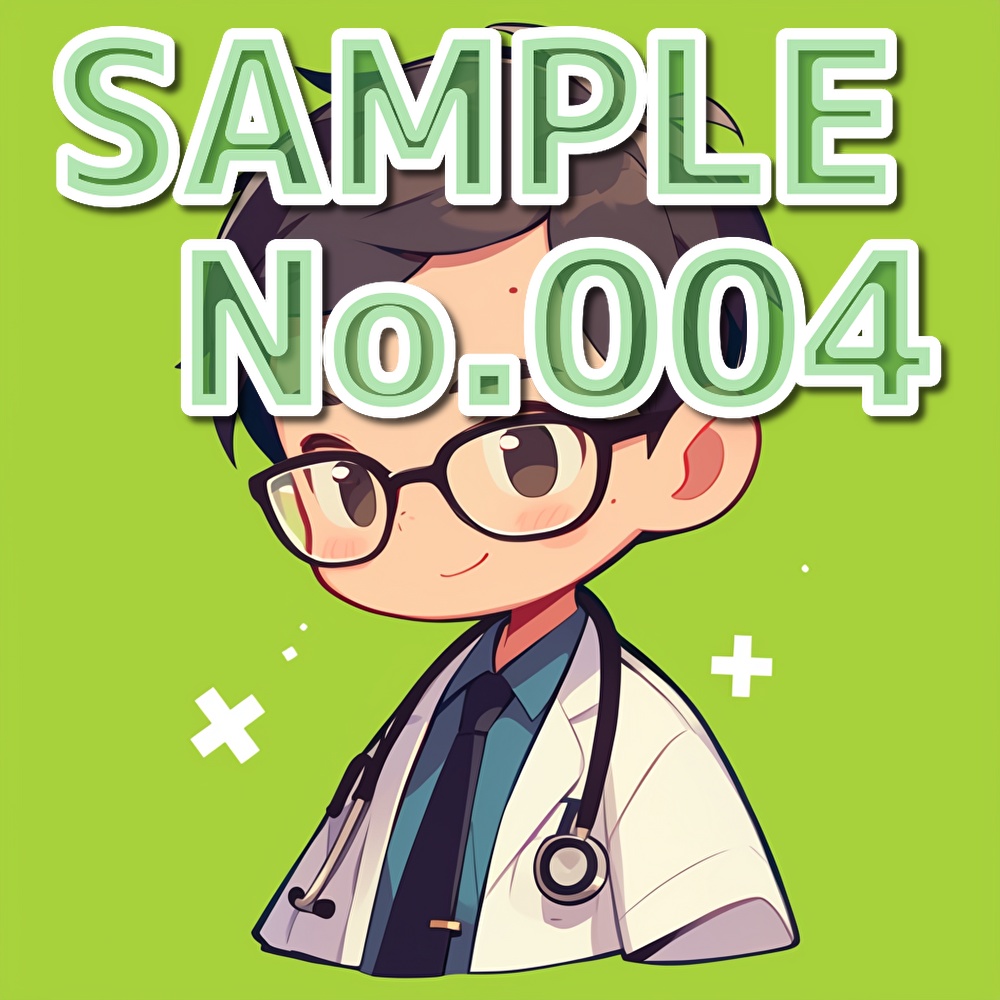 【支援者用】医者アイコン【全20枚】