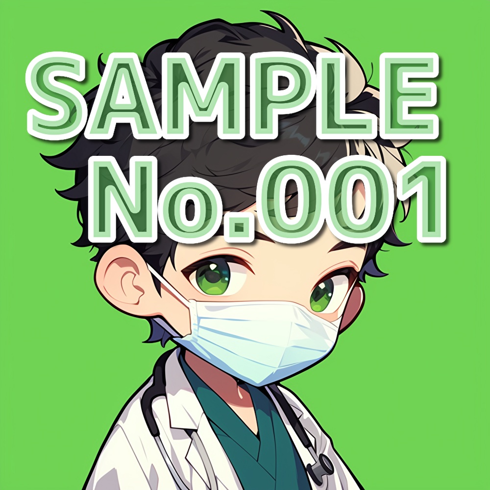 【支援者用】医者アイコン【全20枚】