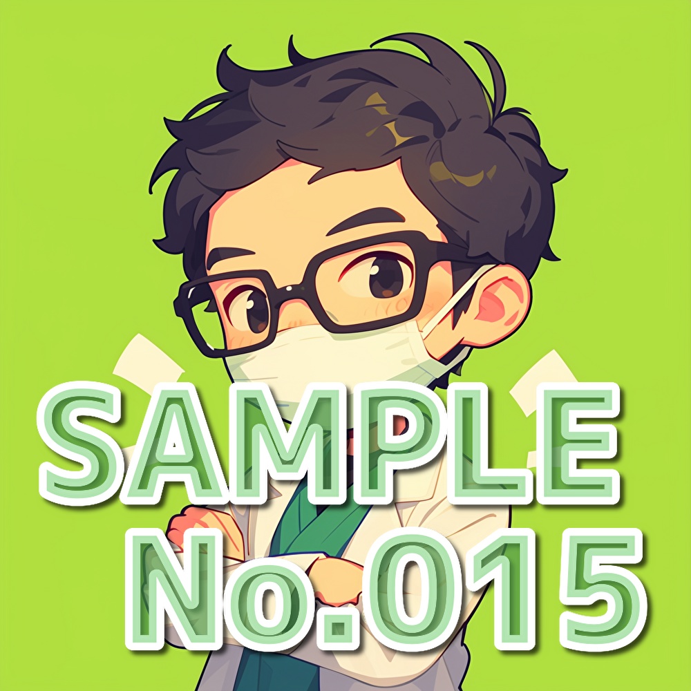 【支援者用】医者アイコン【全20枚】