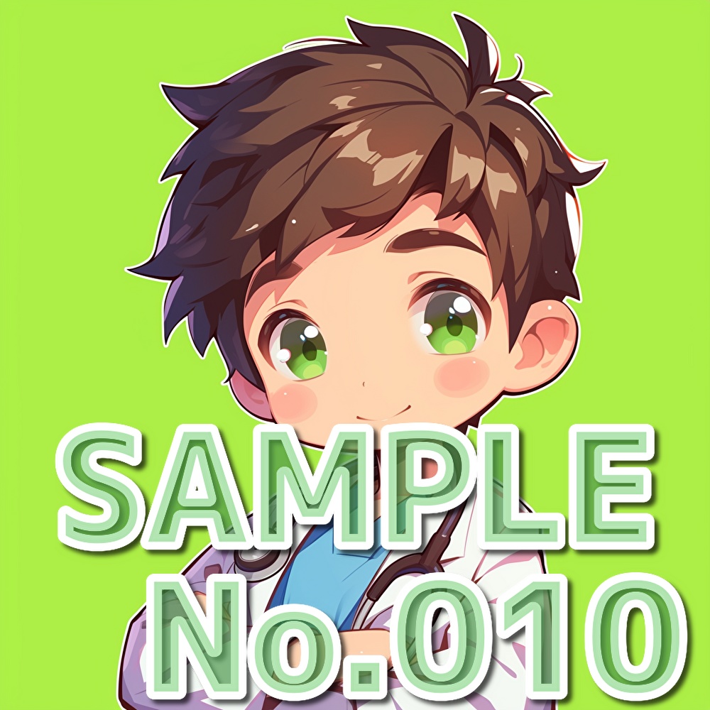 【支援者用】医者アイコン【全20枚】