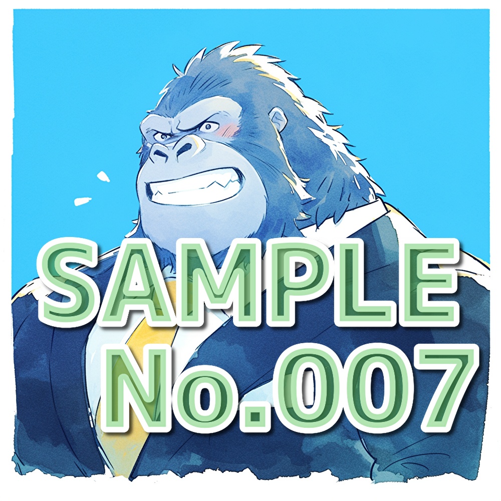 支援者用ゴリライラスト集【全15枚】【AI生成】