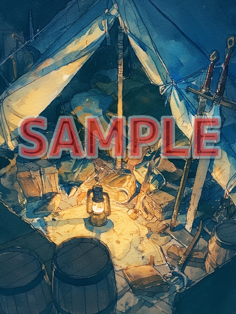 【著作権フリー】キャンプテントイラスト素材集【全65枚】【AI生成】