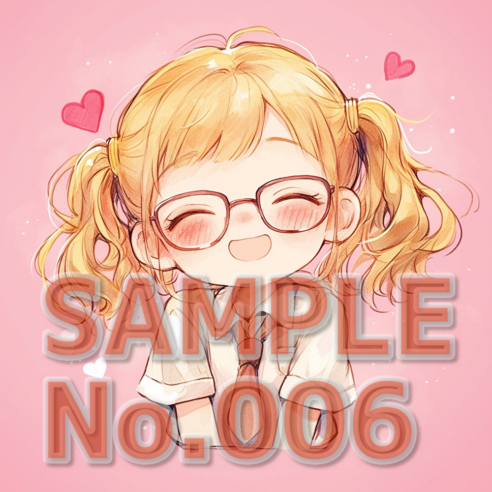 支援者用眼鏡少女イラスト集【全10枚】【AI生成】