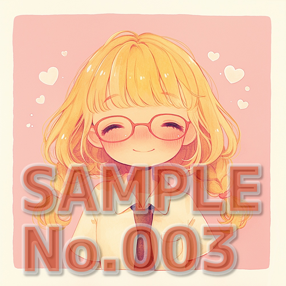 支援者用眼鏡少女イラスト集【全10枚】【AI生成】