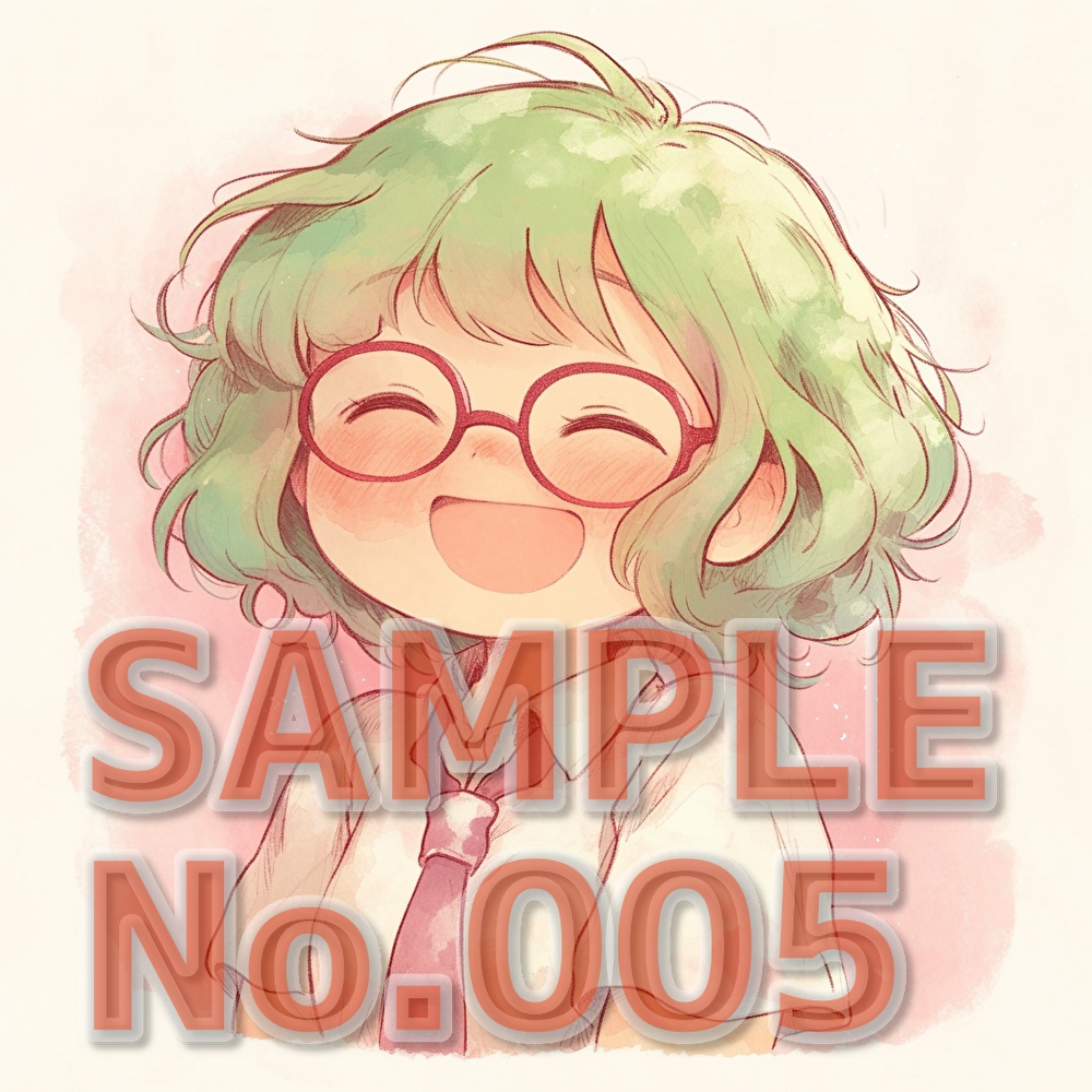 支援者用眼鏡少女イラスト集【全10枚】【AI生成】