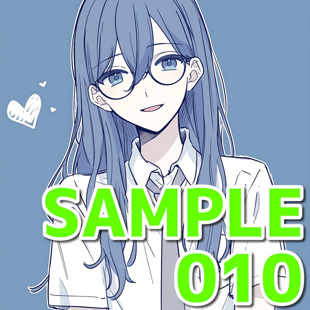 支援者用眼鏡男子アイコン集