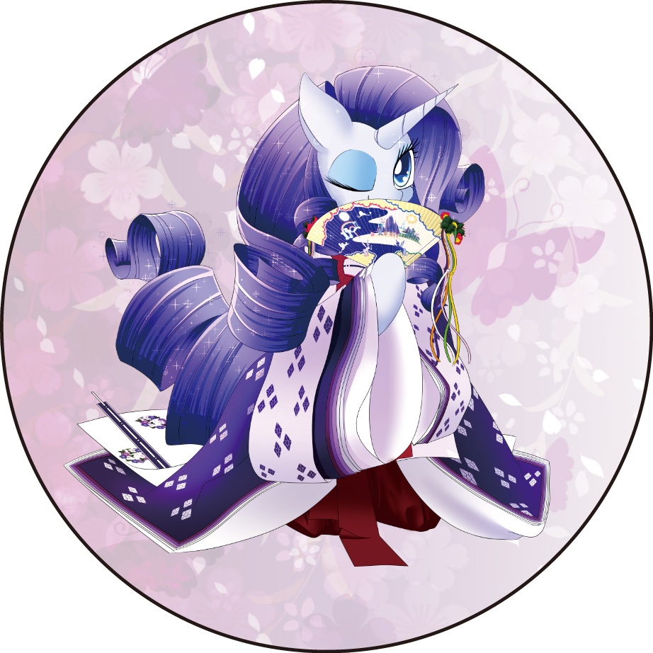 十二単ポニー: 缶バッジ(ラリティ)