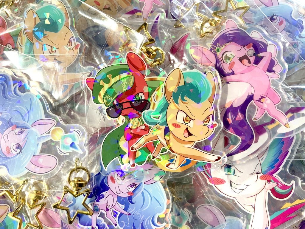 MANE5デカキラキーホルダー