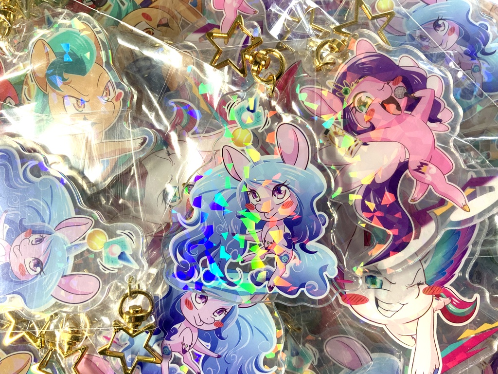 MANE5デカキラキーホルダー