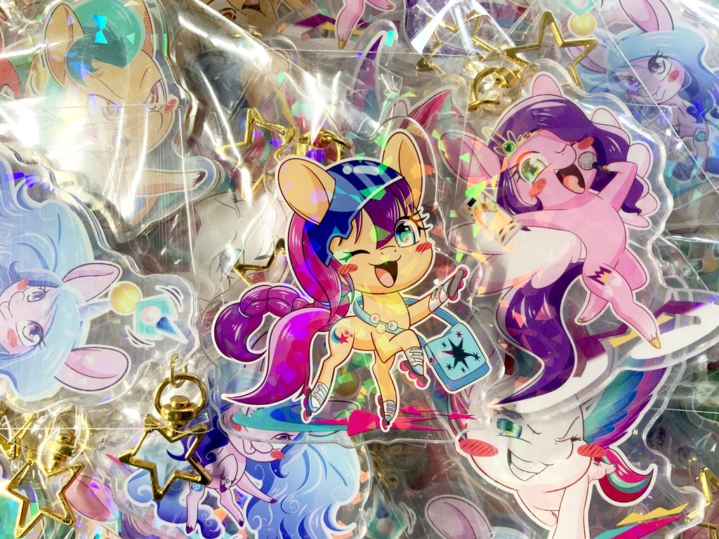 MANE5デカキラキーホルダー