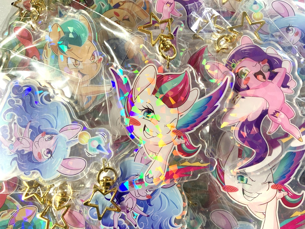 MANE5デカキラキーホルダー