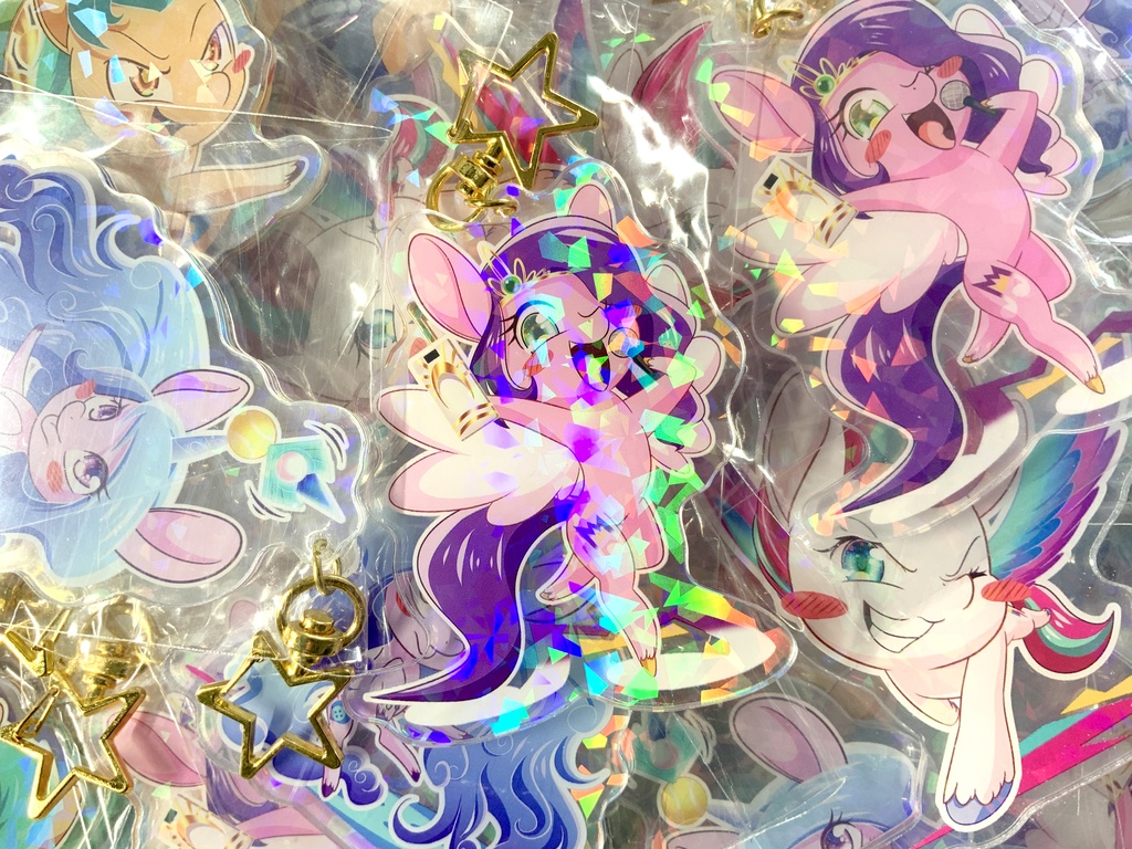 MANE5デカキラキーホルダー