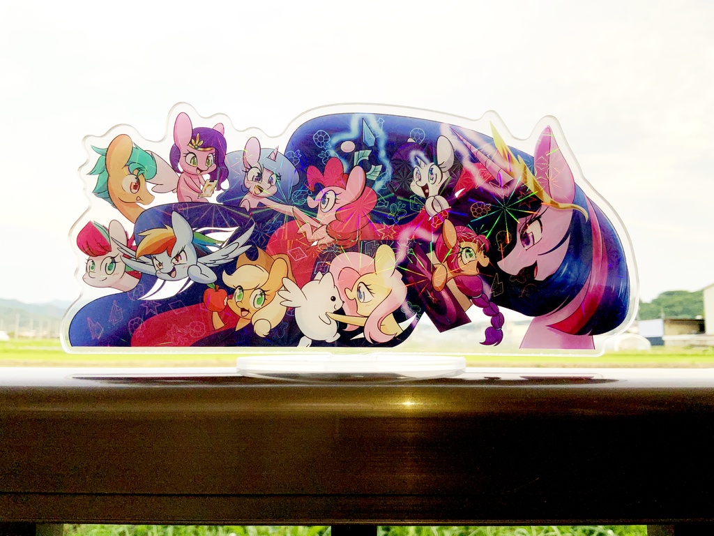 Mane6&5 巨大キラキラアクスタ