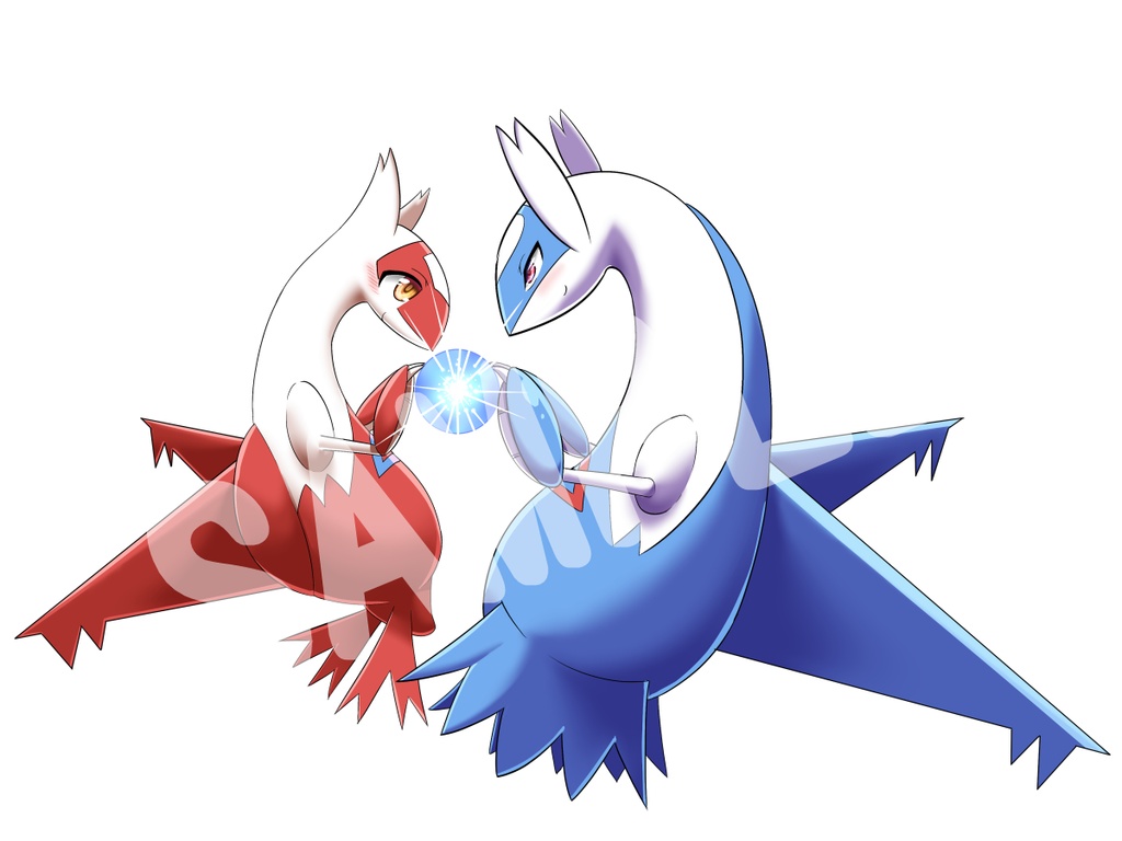 ラティ兄妹蓄光キーホルダー