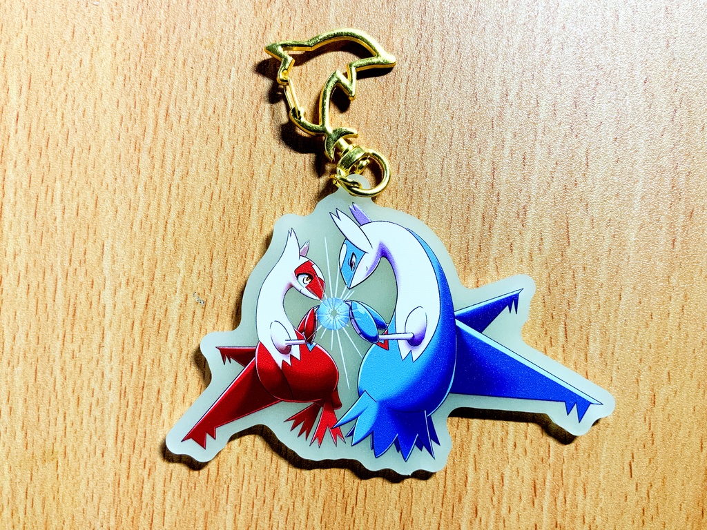 ラティ兄妹蓄光キーホルダー