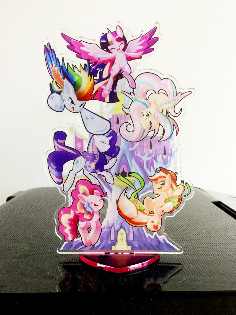 レインボーパワー Mane6 アクリルスタンド Peregrine Booth