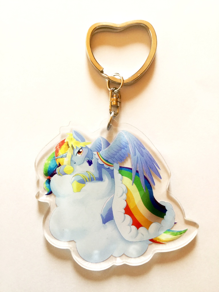 アリコーン・レインボーダッシュ アクリルキーホルダー