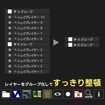 Grupico - レイヤーのグループ化 / 整理整頓