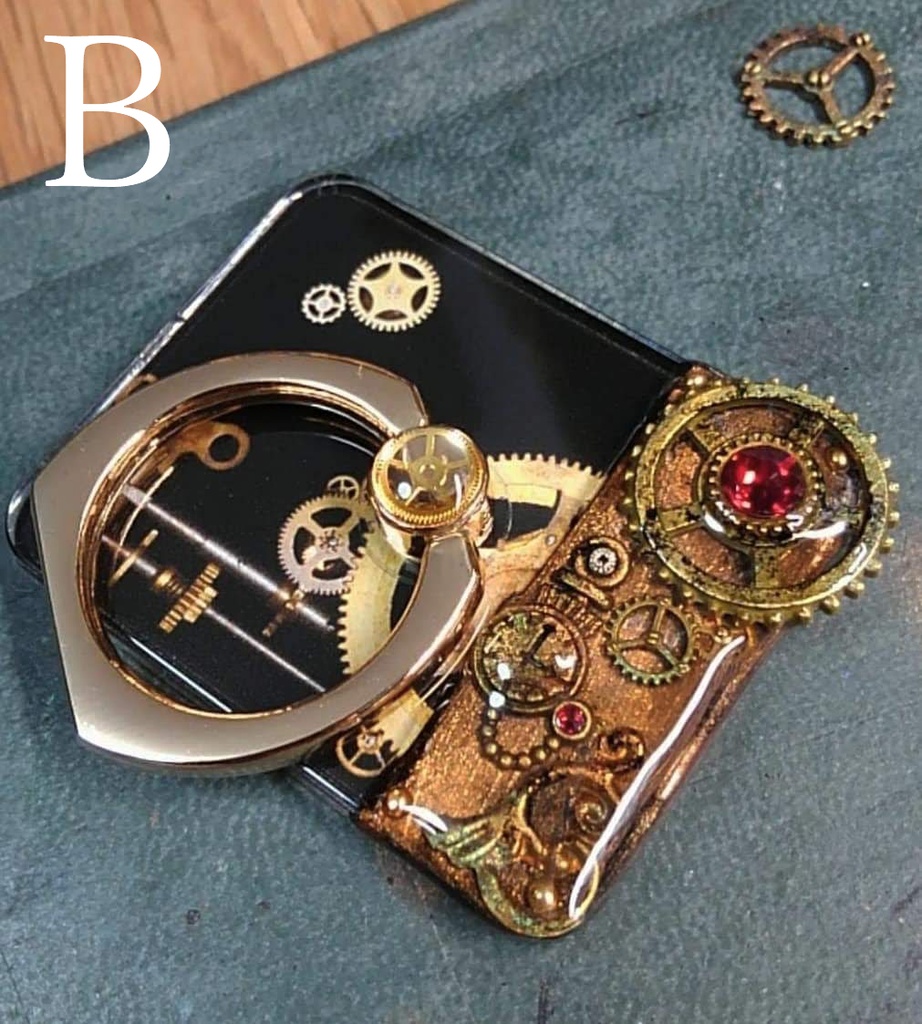 スチームパンクなスマホリング