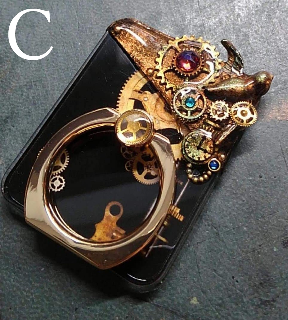 スチームパンクなスマホリング