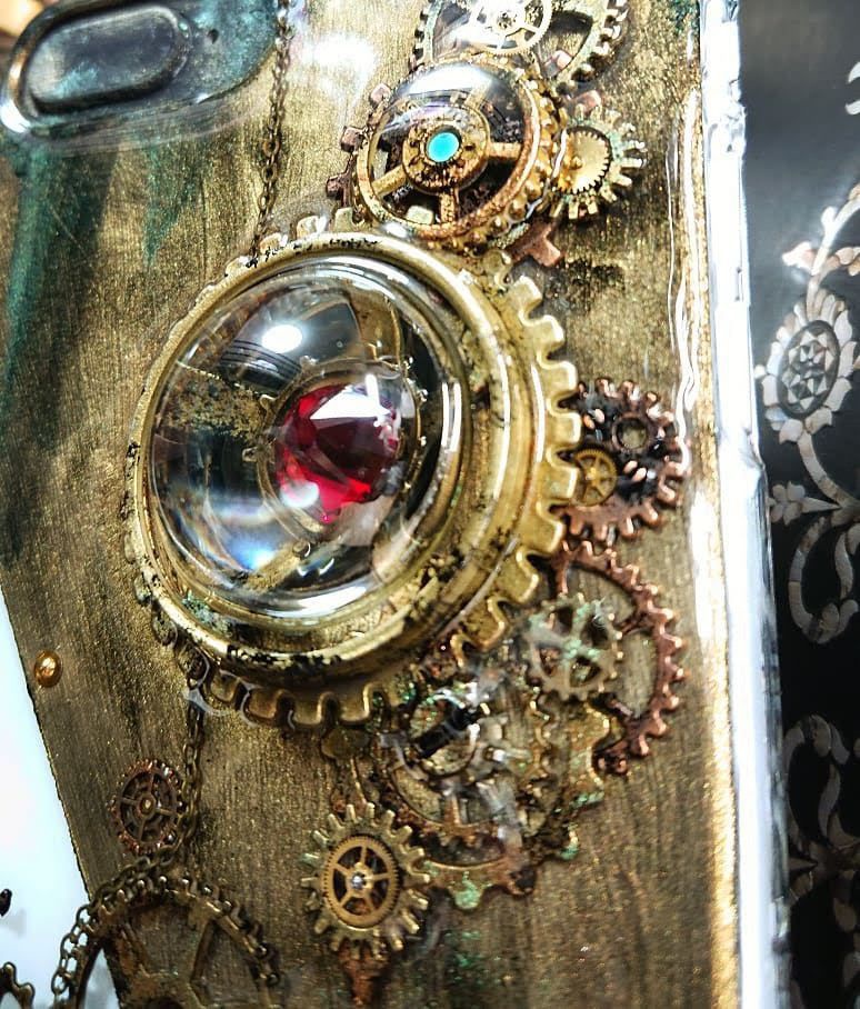 スチームパンクなスマホケース【iPhone7Plus/8Plus対応】