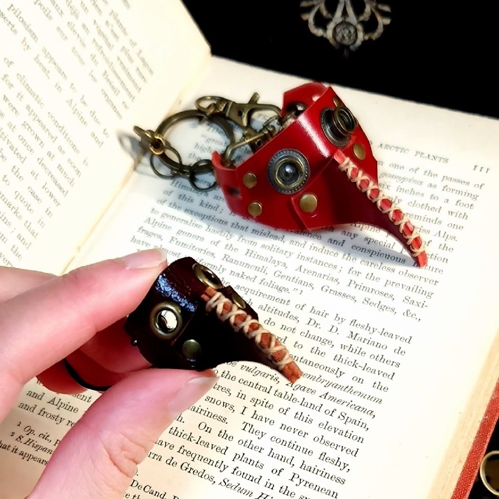 ペストマスクのストラップ