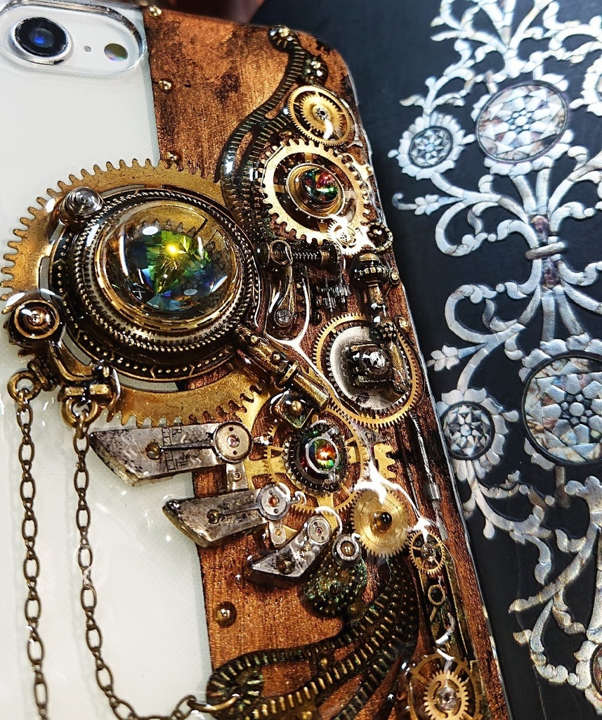 iPhone7/8/SE(第2、3世代)スマホケース【Old Gears】