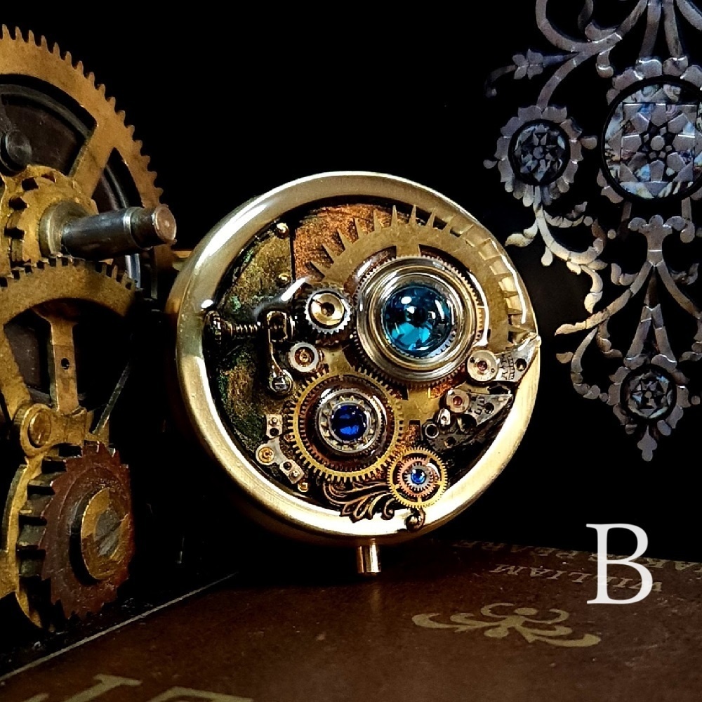 小物入れ(ミラー付)【Old Gears】