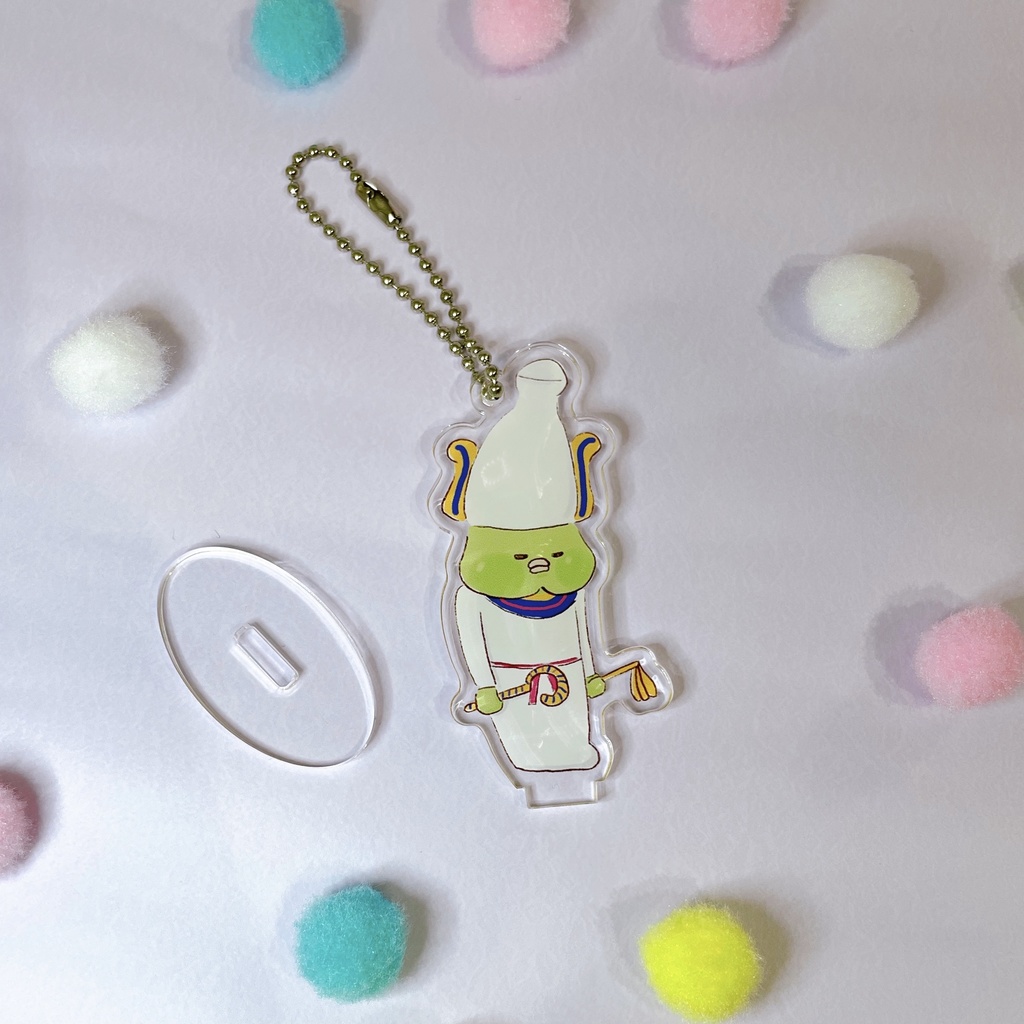 スタンド付きアクリルキーホルダー/おしりす