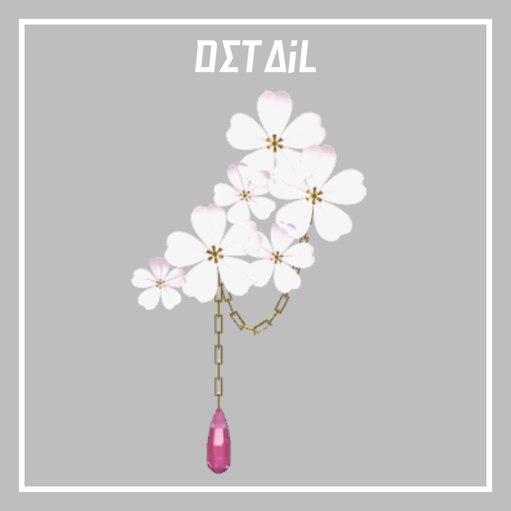 【花びらが零れ落ちる!】桜舞い散るピアス