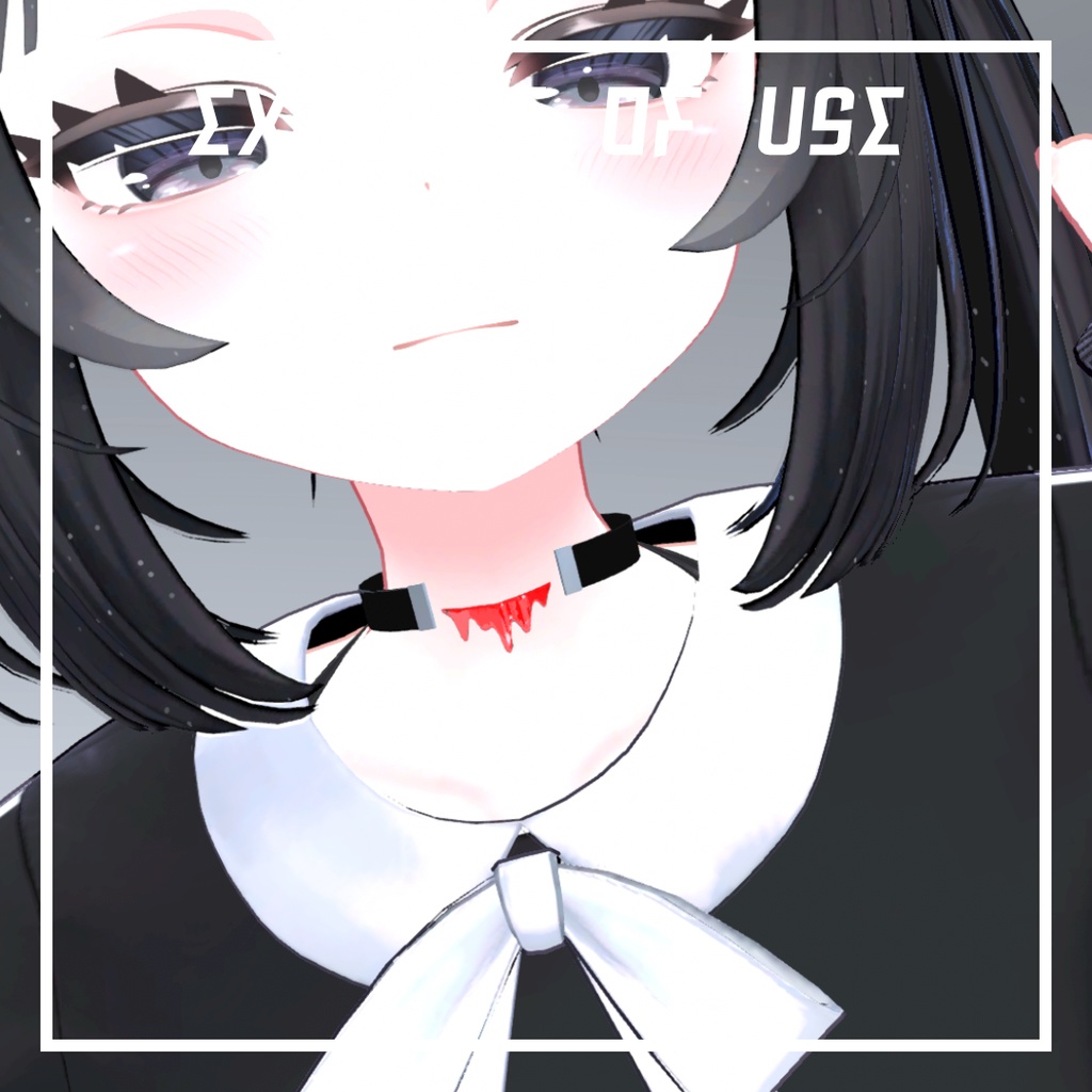 【病みかわいい❤】血液だらりチョーカー