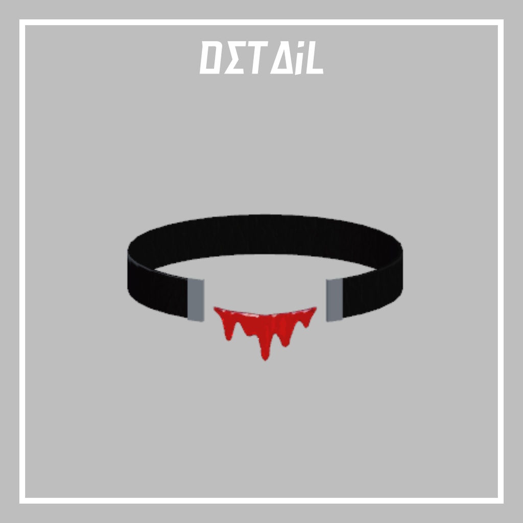 【病みかわいい❤】血液だらりチョーカー