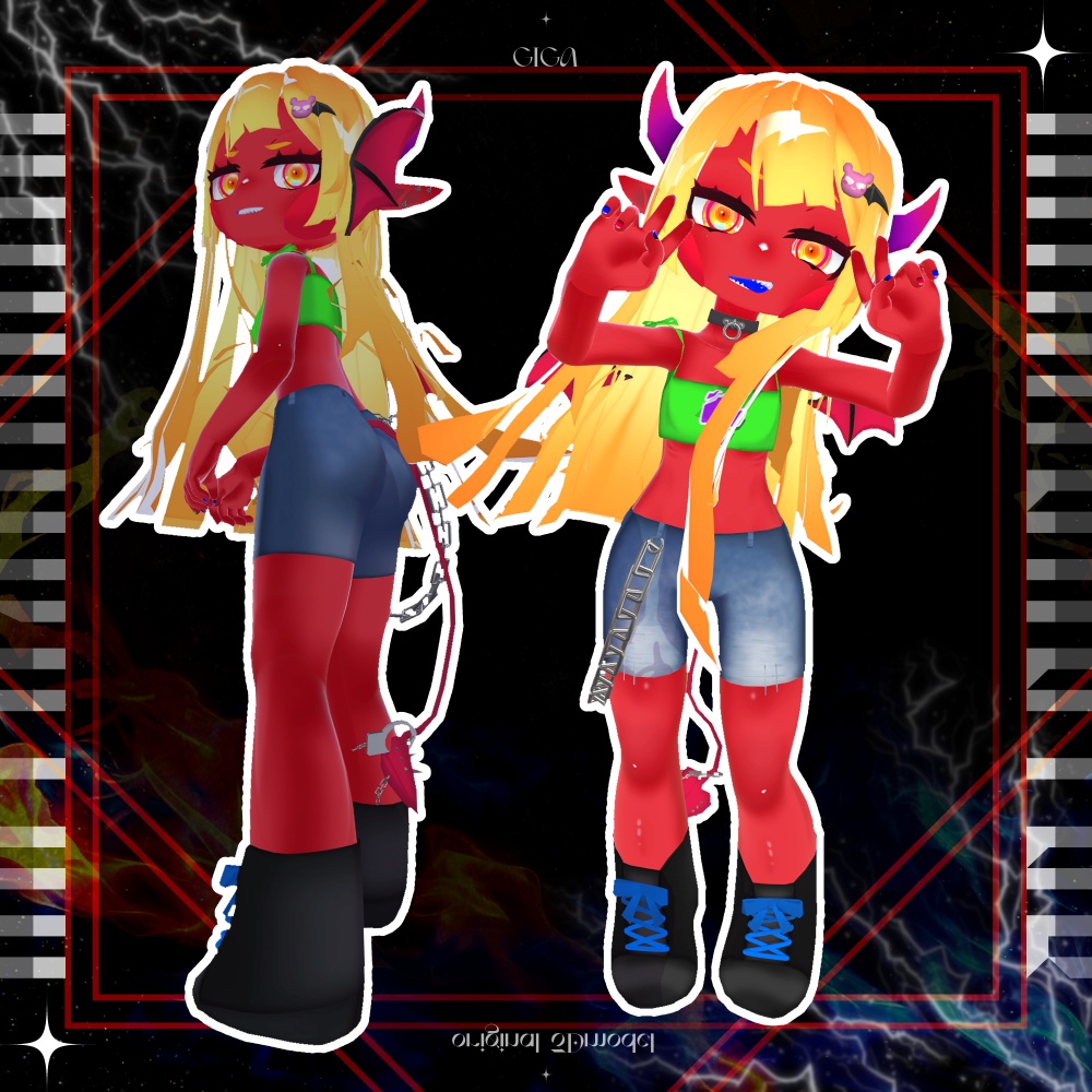 【オリジナル3Dモデル】ギガ / GIGA【発売記念セール中!】