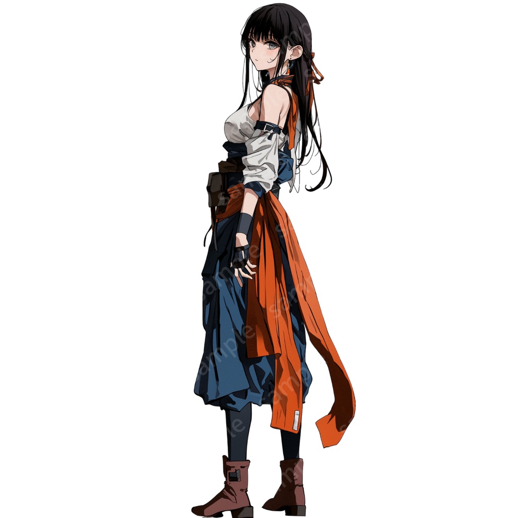 立ち絵素材 3枚セット 女の子